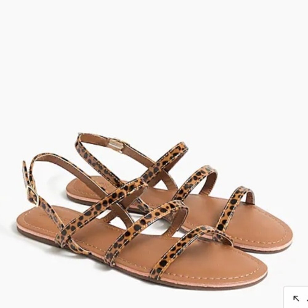 J.Crew Tortoise ankle-strap sandals Item AW599